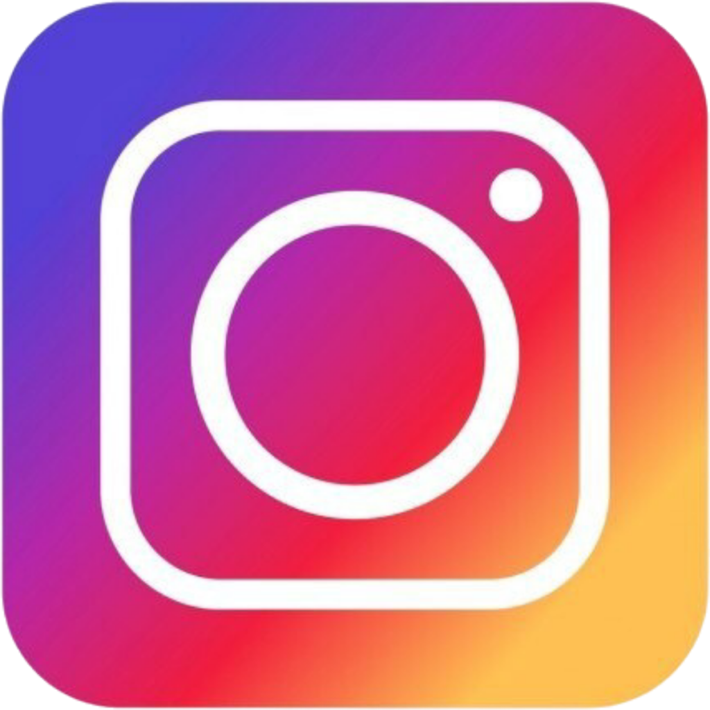 Instagram logo with gradient background